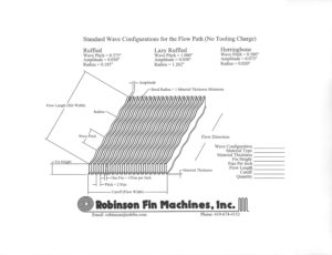 ruffled fin, herringbone fin, fins for heat transfer, buy heat transfer fins, fin manufacturing, fin manufacturer, thermal products, cold plate, heatsink, folded fin